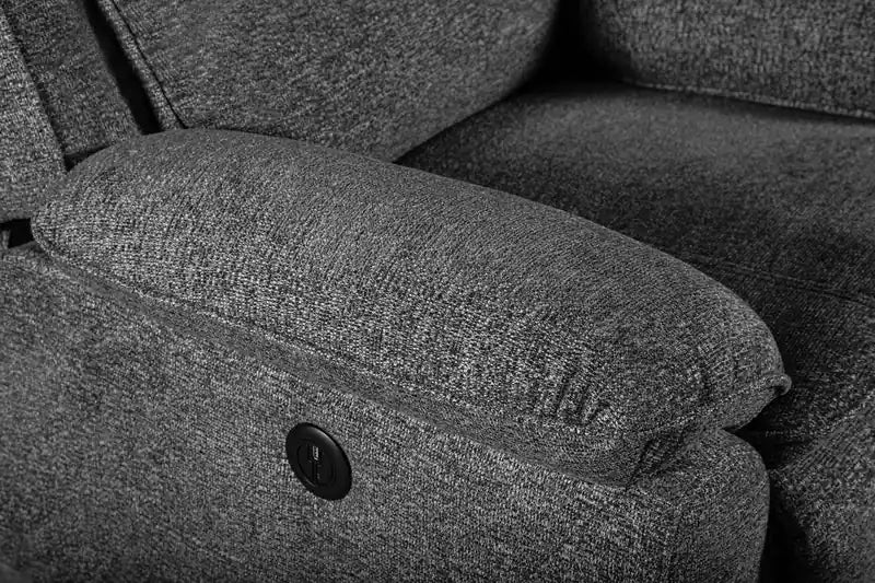 Fauteuil inclinable électrique en tissu chenille 37