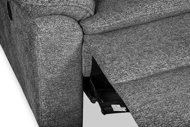 Fauteuil inclinable électrique en tissu chenille 37