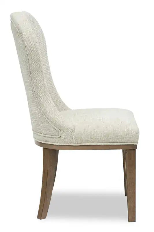 Chaise de salle à manger en tissu polyester