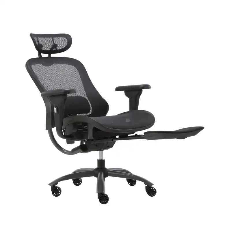 Chaise de bureau exécutive à dossier haut en maille