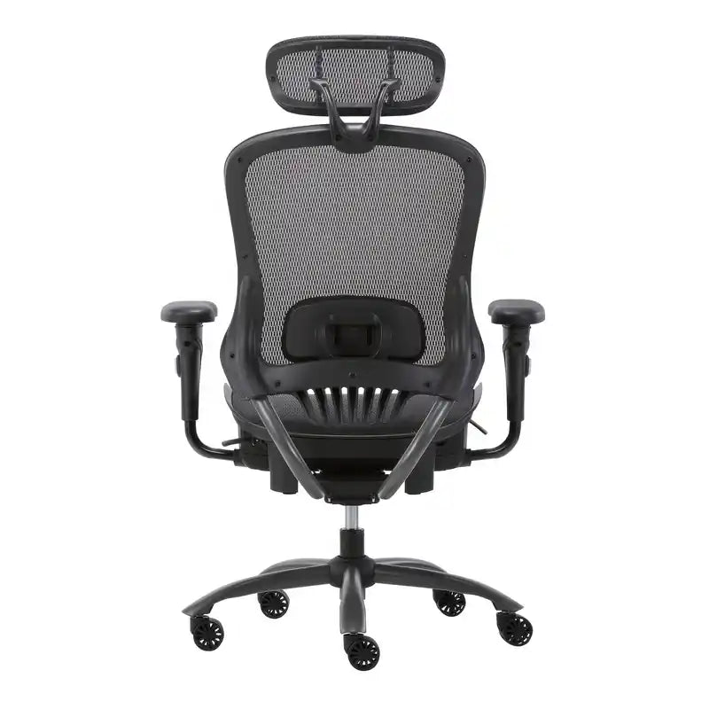 Chaise de bureau exécutive à dossier haut en maille