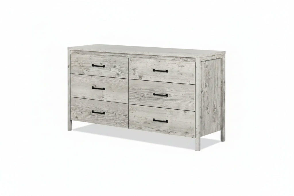 Gravity 6-drawer Dresser - Seaside Pine