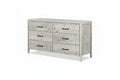 Gravity 6-drawer Dresser - Seaside Pine