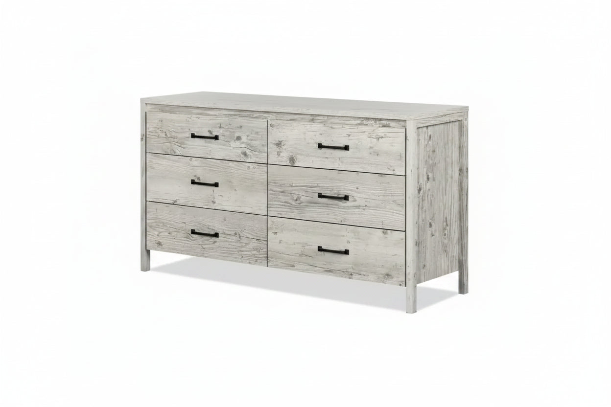Gravity 6-drawer Dresser - Seaside Pine
