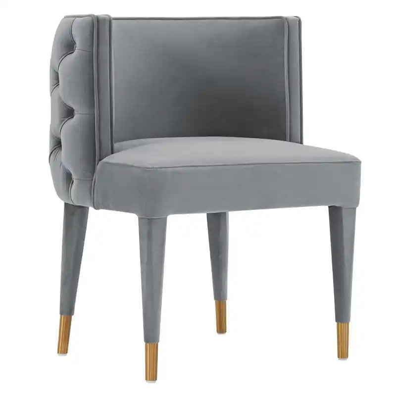 Manhattan Comfort Modern Maya Tufted Velvet Dining Chair