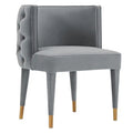 Manhattan Comfort Modern Maya Tufted Velvet Dining Chair