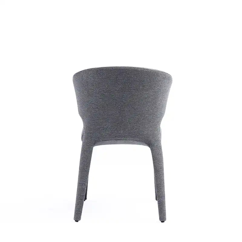 Lot de 2 chaises de salle à manger modernes en tweed tressé