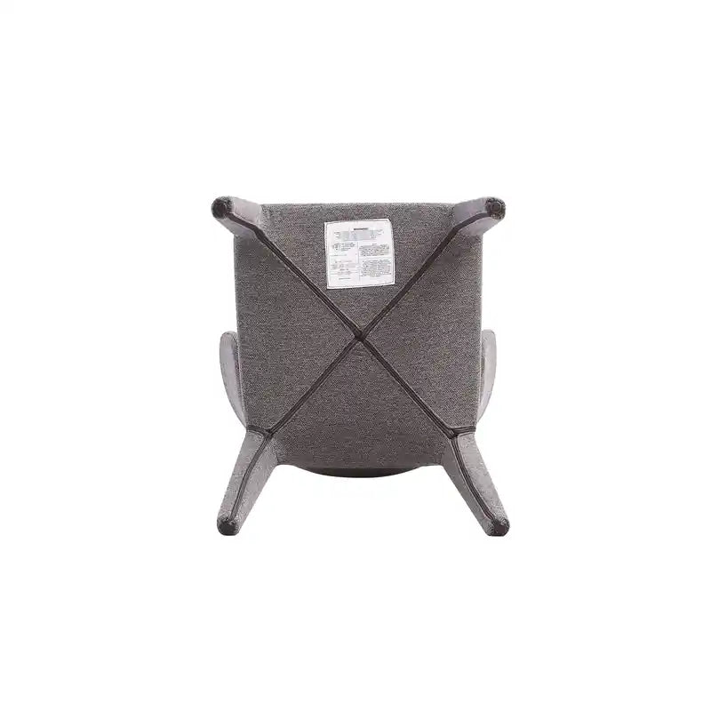 Lot de 2 chaises de salle à manger modernes en tweed tressé