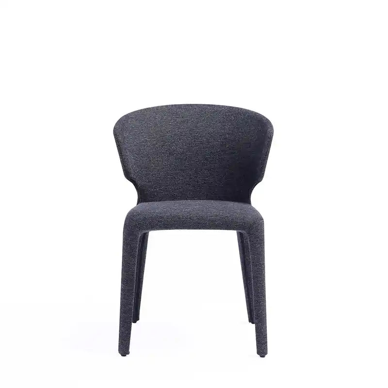 Chaises de salle à manger modernes en tweed tissé