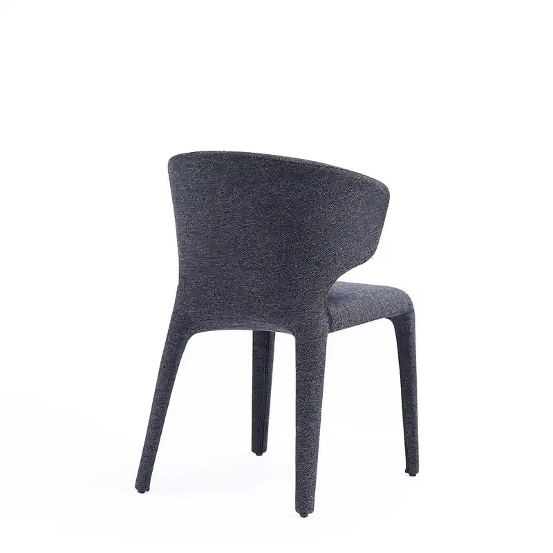 Chaises de salle à manger modernes en tweed tissé