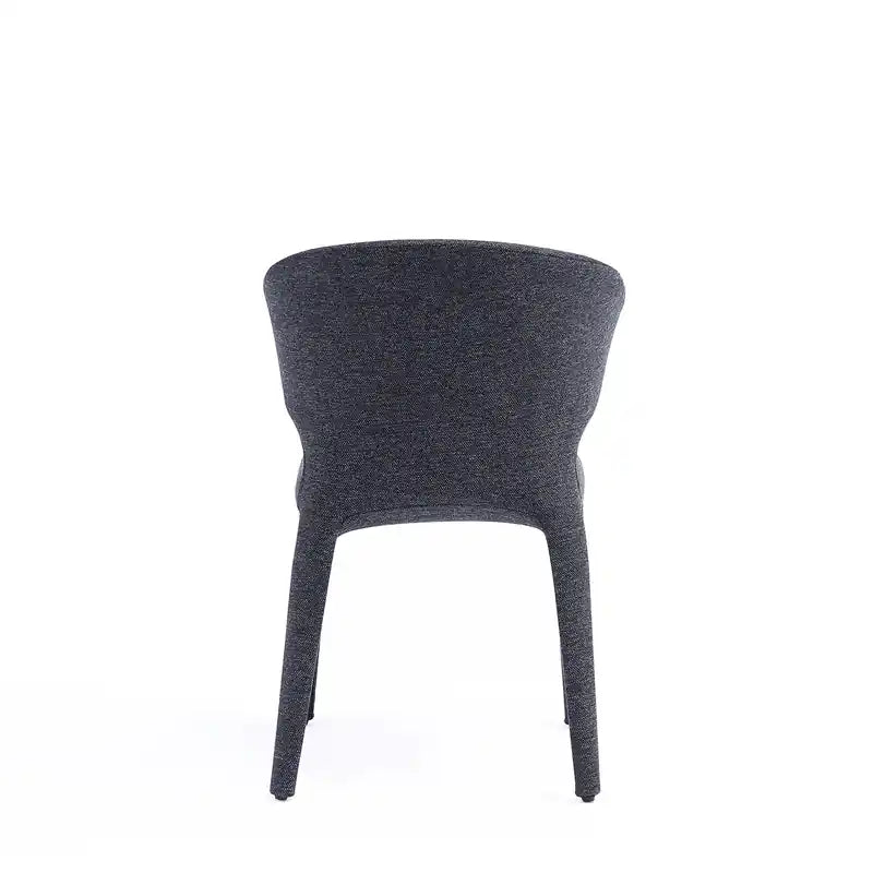 Chaises de salle à manger modernes en tweed tissé