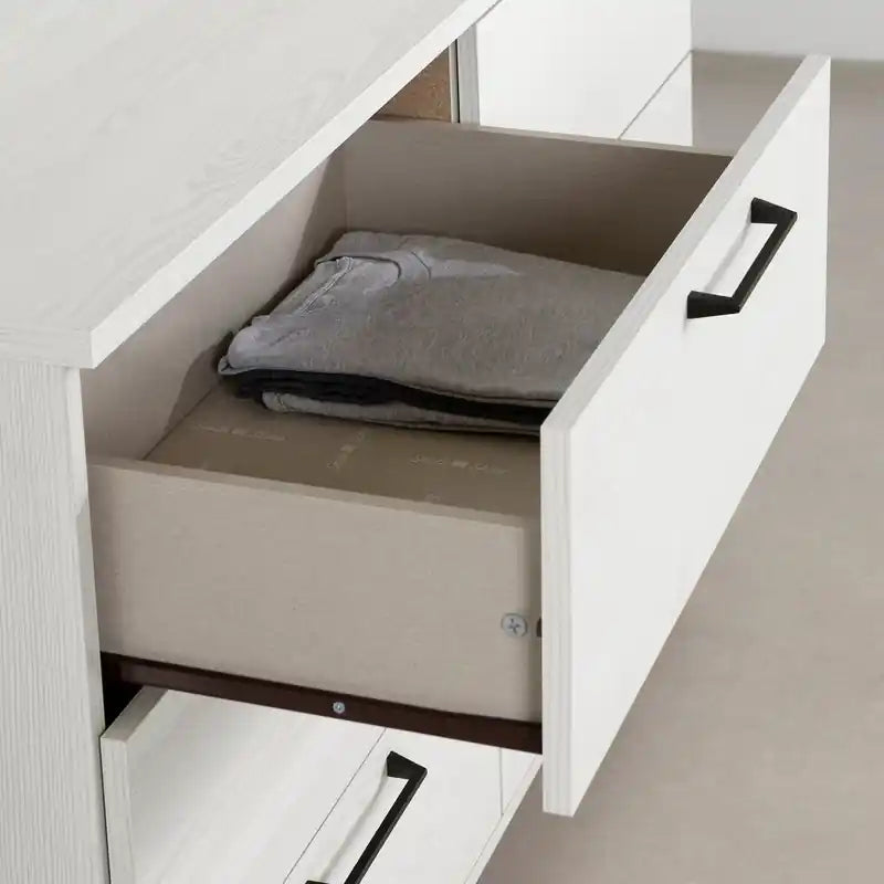 Commode de chambre à 6 tiroirs, 51,3 l x 31,3 H