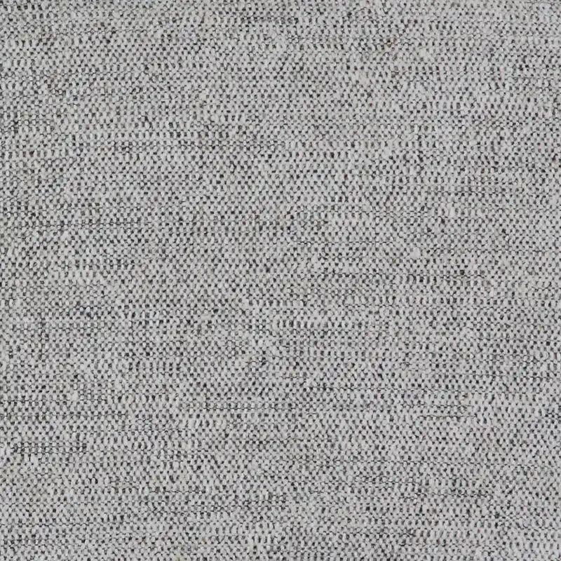 33,85 Tissu Chenille Gris Argenté Pouf avec Coussin en Plumes et Duvet