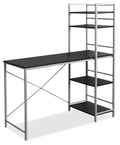 Kayden 47.25 Office Desk with Open Shelves