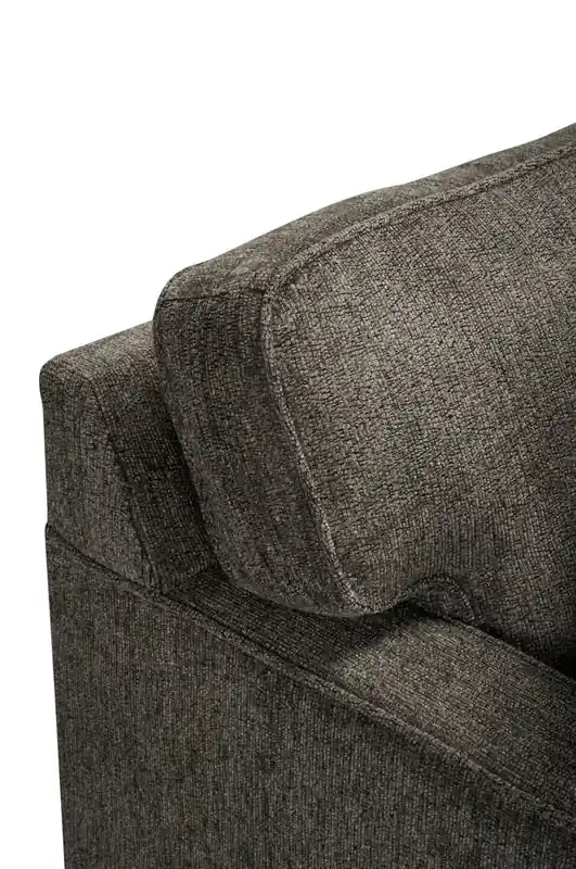 Canapé 2 places en tissu chenille 57" avec coussins réversibles et oreillers décoratifs