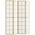 Homcom 4 Panel Room Divider, 5.6 Ft Folding Privacy Screen For Home Office