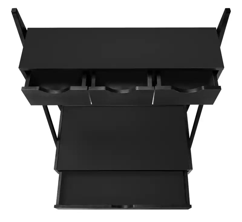 Bureau compact de 80 cm avec 4 tiroirs