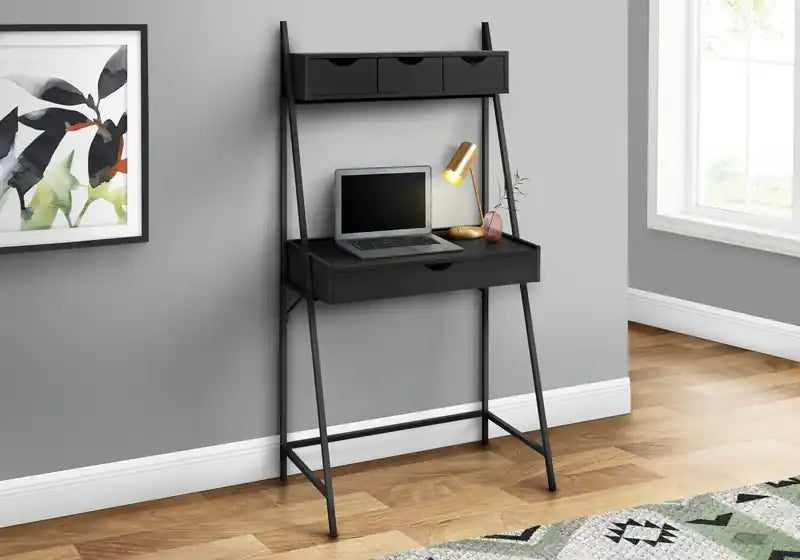 Bureau compact de 80 cm avec 4 tiroirs