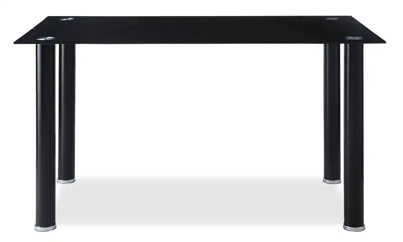 Onyx Dining Table with Glass Top, 55W