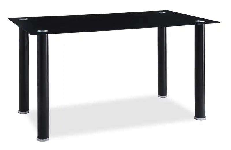 Table à manger avec plateau en verre, 55W
