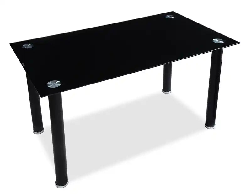 Table à manger avec plateau en verre, 55W