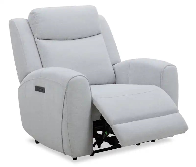 Fauteuil inclinable électrique en tissu avec port USB 41,25 po – Bronco Gris pierre