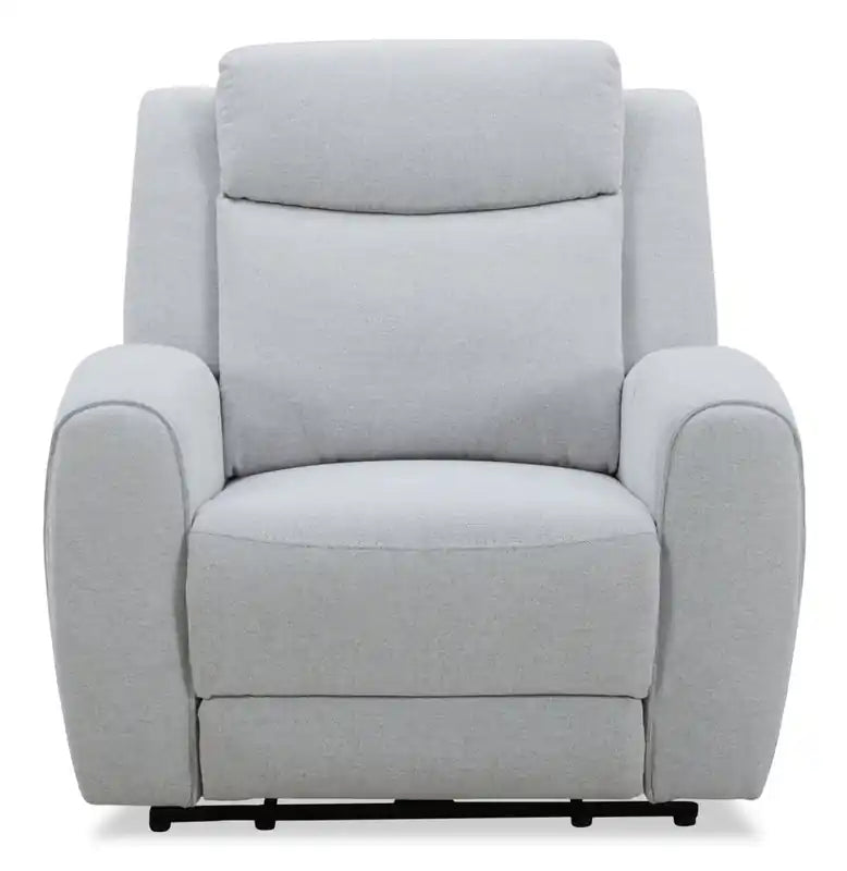 Fauteuil inclinable électrique en tissu avec port USB 41,25 po – Bronco Gris pierre