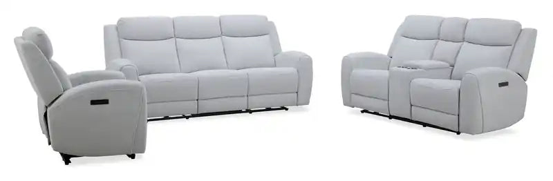 Fauteuil inclinable électrique en tissu avec port USB 41,25 po – Bronco Gris pierre