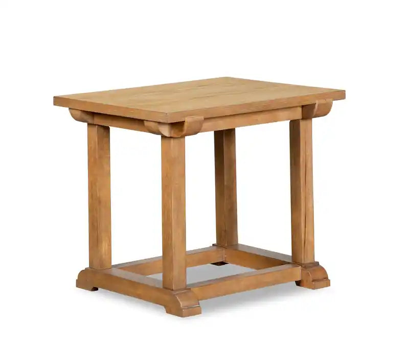 Rhett 43 Modern End Table - Light Brown Oak