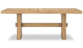 Shaw Dining Table, Trestle Base, 78W