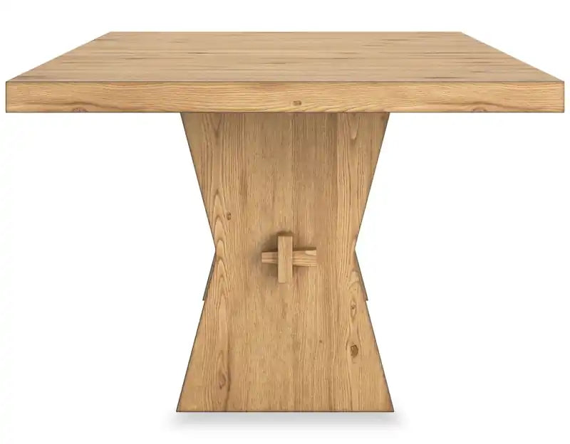 Table de salle à manger, piètement tréteaux, 78W