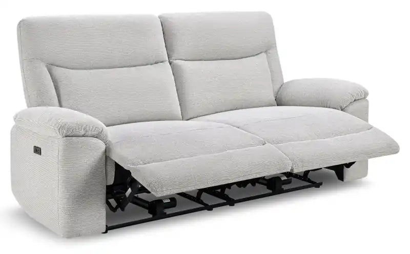 Canapé inclinable électrique en tissu chenille 80.9
