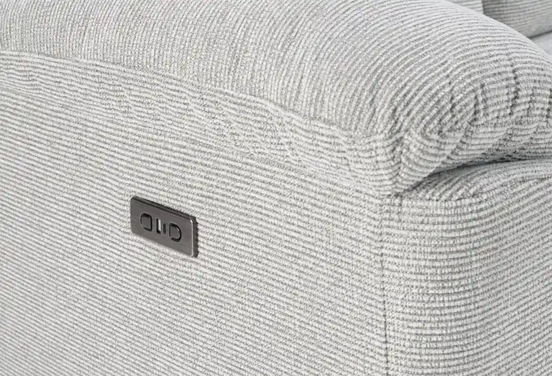 Canapé inclinable électrique en tissu chenille 80.9