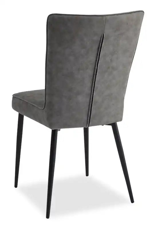 Chaise de salle à manger avec tissu en polyester microfibre