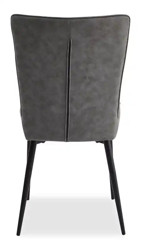 Chaise de salle à manger avec tissu en polyester microfibre