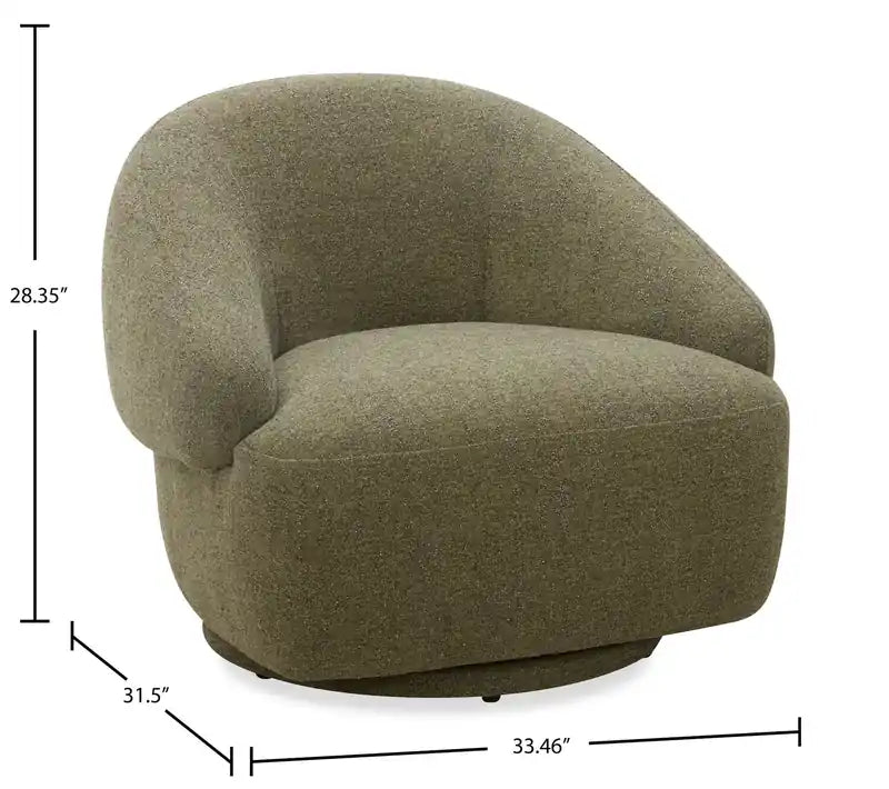 Fauteuil pivotant d'appoint - Forêt