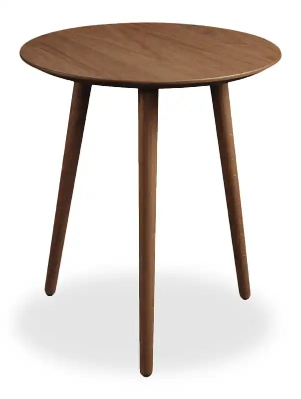 20 Tables d'appoint rondes modernes en chêne naturel