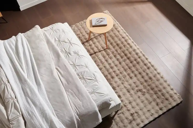 20 Tables d'appoint rondes modernes en chêne naturel